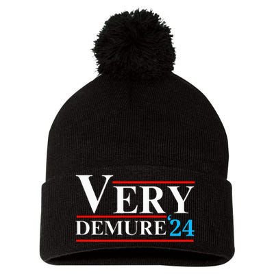 Very Demure Very Mindful Very Cutesy Trending 2024 Pom Pom 12in Knit Beanie