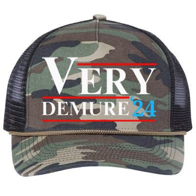 Very Demure Very Mindful Very Cutesy Trending 2024 Retro Rope Trucker Hat Cap