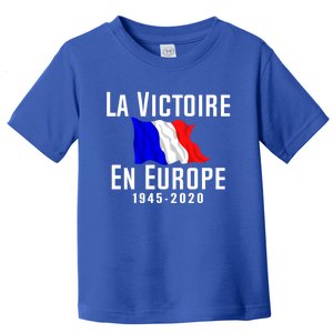 Ve Day Victoire En Europe 75 Year Anniversary Gift Toddler T-Shirt