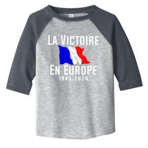 Ve Day Victoire En Europe 75 Year Anniversary Gift Toddler Fine Jersey T-Shirt