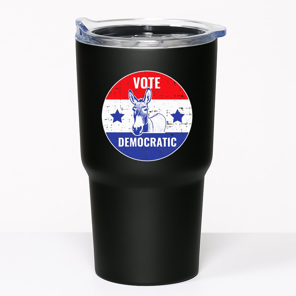 Vote Democrat Vintage Political Donkey Democratic Party Tumbler