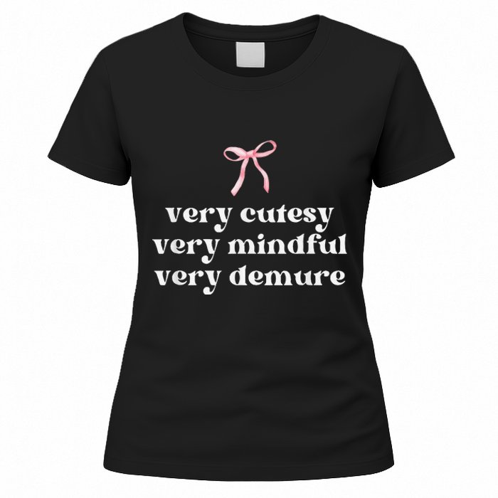 Very Demure Very Mindful Very Cutesy Women's T-Shirt