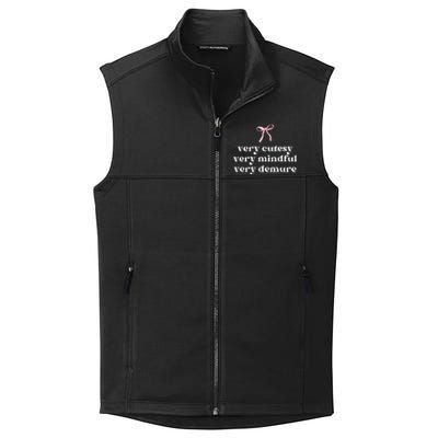 Very Demure Very Mindful Very Cutesy Collective Smooth Fleece Vest