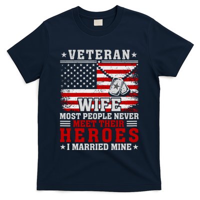 Veteran’S Day Veteran Wife I Married My Hero T-Shirt