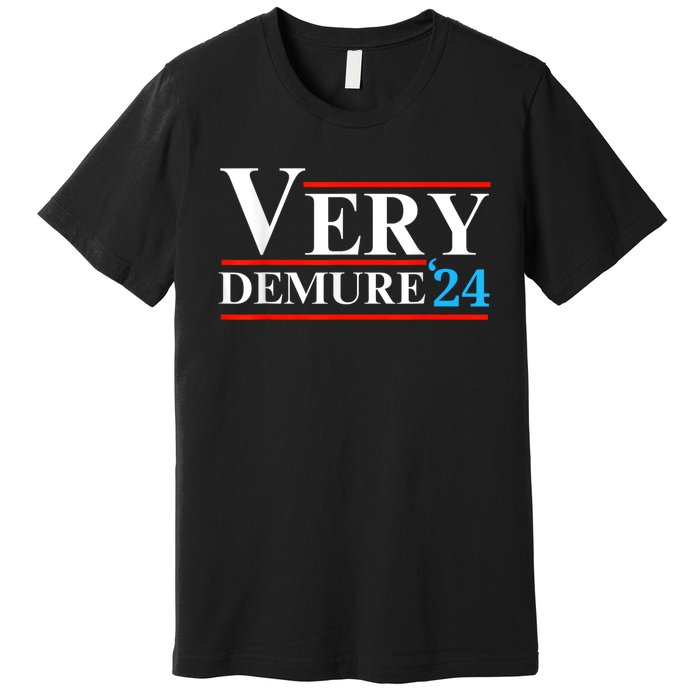 Very Demure Very Mindful Very Cutesy Trending 2024 Premium T-Shirt