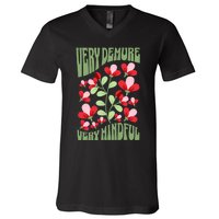 Very Demure Very Cutesy Very Mindful Funny Gen Z Trend V-Neck T-Shirt