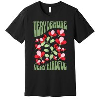 Very Demure Very Cutesy Very Mindful Funny Gen Z Trend Premium T-Shirt