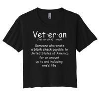 Veteran Definition Women's Crop Top Tee