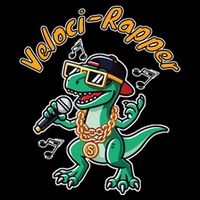 Velocirapper Dinosaur Velociraptor Rapping Button