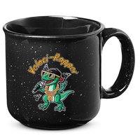 Velocirapper Dinosaur Velociraptor Rapping 15oz Campfire Ceramic Mug