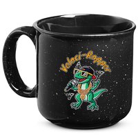 Velocirapper Dinosaur Velociraptor Rapping 15oz Campfire Ceramic Mug