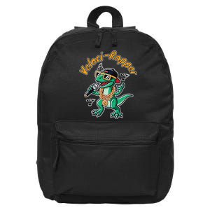 Velocirapper Dinosaur Velociraptor Rapping 16 in Basic Backpack