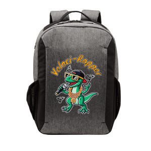 Velocirapper Dinosaur Velociraptor Rapping Vector Backpack