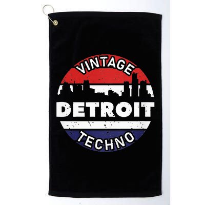 Vintage Detroit Platinum Collection Golf Towel