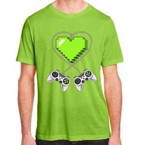 Valentine's Day Video Game Controller Heart Gamer Gifts Love Adult ChromaSoft Performance T-Shirt