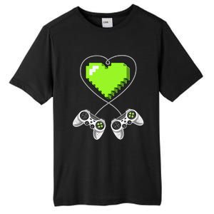 Valentine's Day Video Game Controller Heart Gamer Gifts Love Tall Fusion ChromaSoft Performance T-Shirt