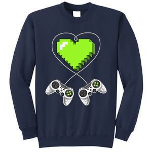 Valentine's Day Video Game Controller Heart Gamer Gifts Love Sweatshirt