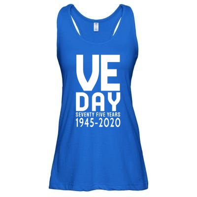 Ve Day Victory In Europe 75 Year Anniversary Gift Ladies Essential Flowy Tank