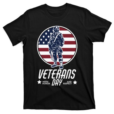 Veterans Day With Honor And Respect T-Shirt