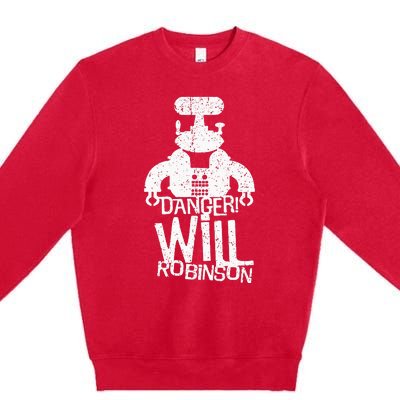 Vintage Danger Will Robinson Premium Crewneck Sweatshirt