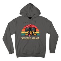 Vintage Dachshund Weenie Cute Mama Weiner Dog Mom Gift Hoodie