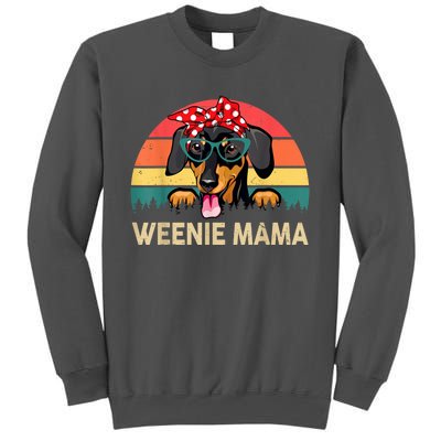 Vintage Dachshund Weenie Cute Mama Weiner Dog Mom Gift Tall Sweatshirt