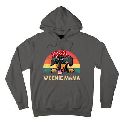 Vintage Dachshund Weenie Cute Mama Weiner Dog Mom Gift Tall Hoodie