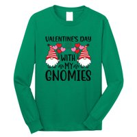 Valentine's Day With My Gnomies Gift Long Sleeve Shirt