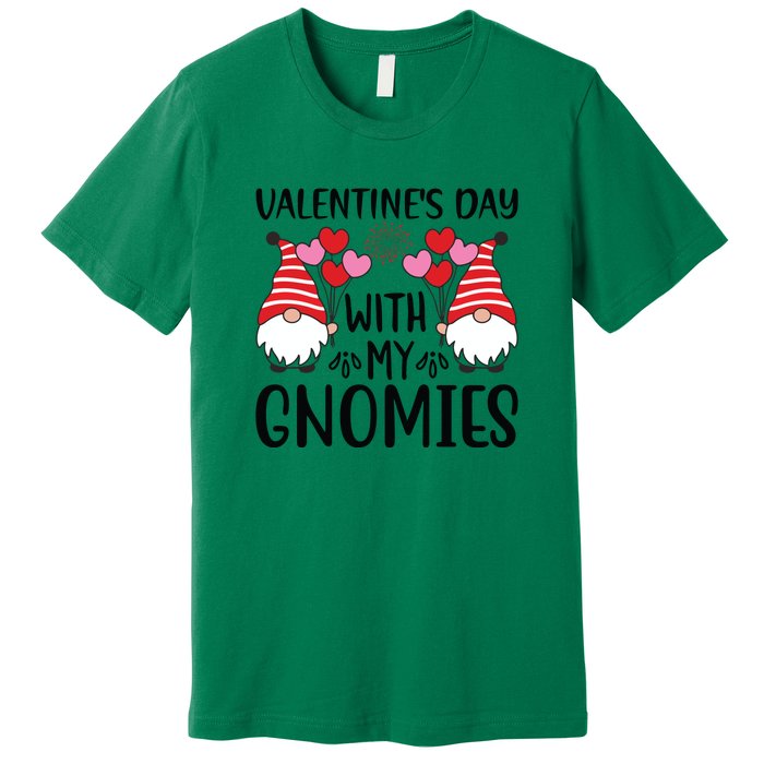 Valentine's Day With My Gnomies Gift Premium T-Shirt