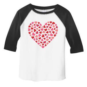 Valentines Day Women Red Pink Hearts Love Toddler Fine Jersey T-Shirt