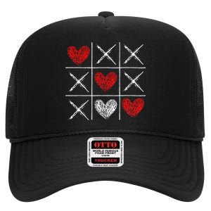 Valentines Day Xoxo High Crown Mesh Back Trucker Hat