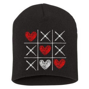 Valentines Day Xoxo Short Acrylic Beanie