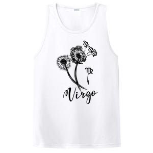 Virgo Dandelion Zodiac Sign Floral Horoscope Gift PosiCharge Competitor Tank