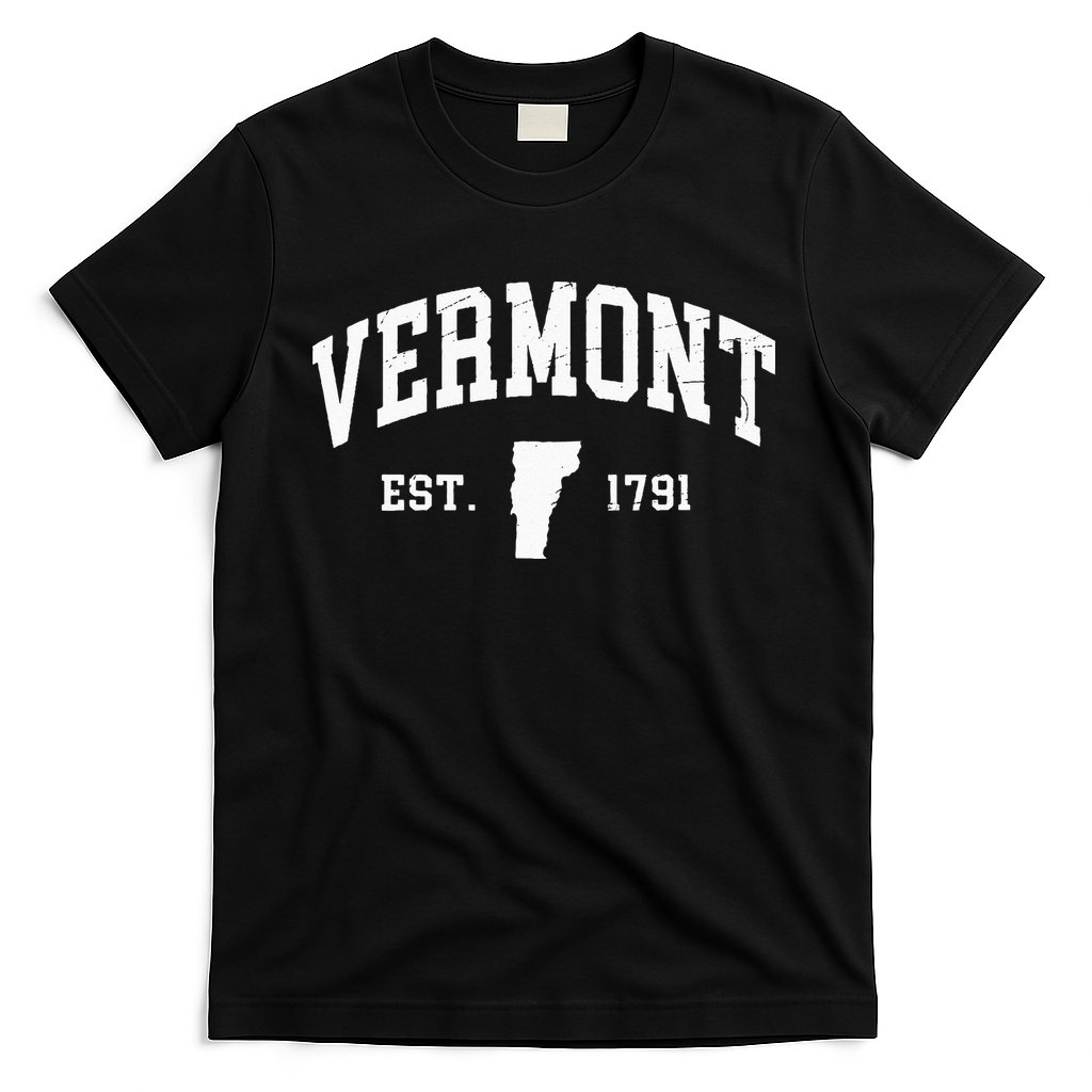 Vermont Est 1791 Distressed Worn Design Classic T-Shirt