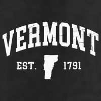 Vermont Est 1791 Distressed Worn Design Classic Beanie