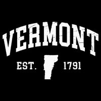 Vermont Est 1791 Distressed Worn Design Classic Drawstring Bag