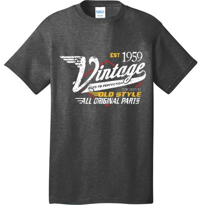 Vintage Est 1959 Top Notch Old Style Dad Gift 64th Birthday T-Shirt