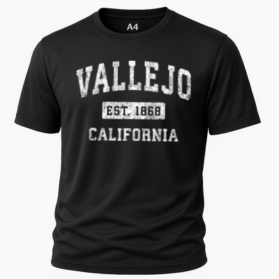 Vallejo Est 1868 California Ca Vintage Established Sports Design Cooling Performance Crew T-Shirt