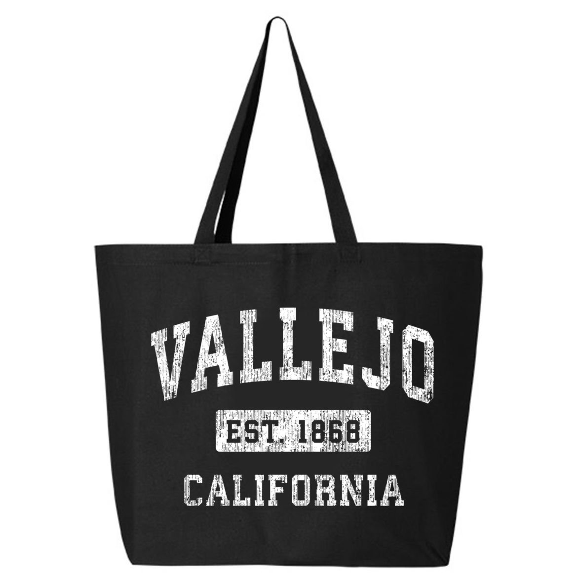 Vallejo Est 1868 California Ca Vintage Established Sports Design 25L Jumbo Tote