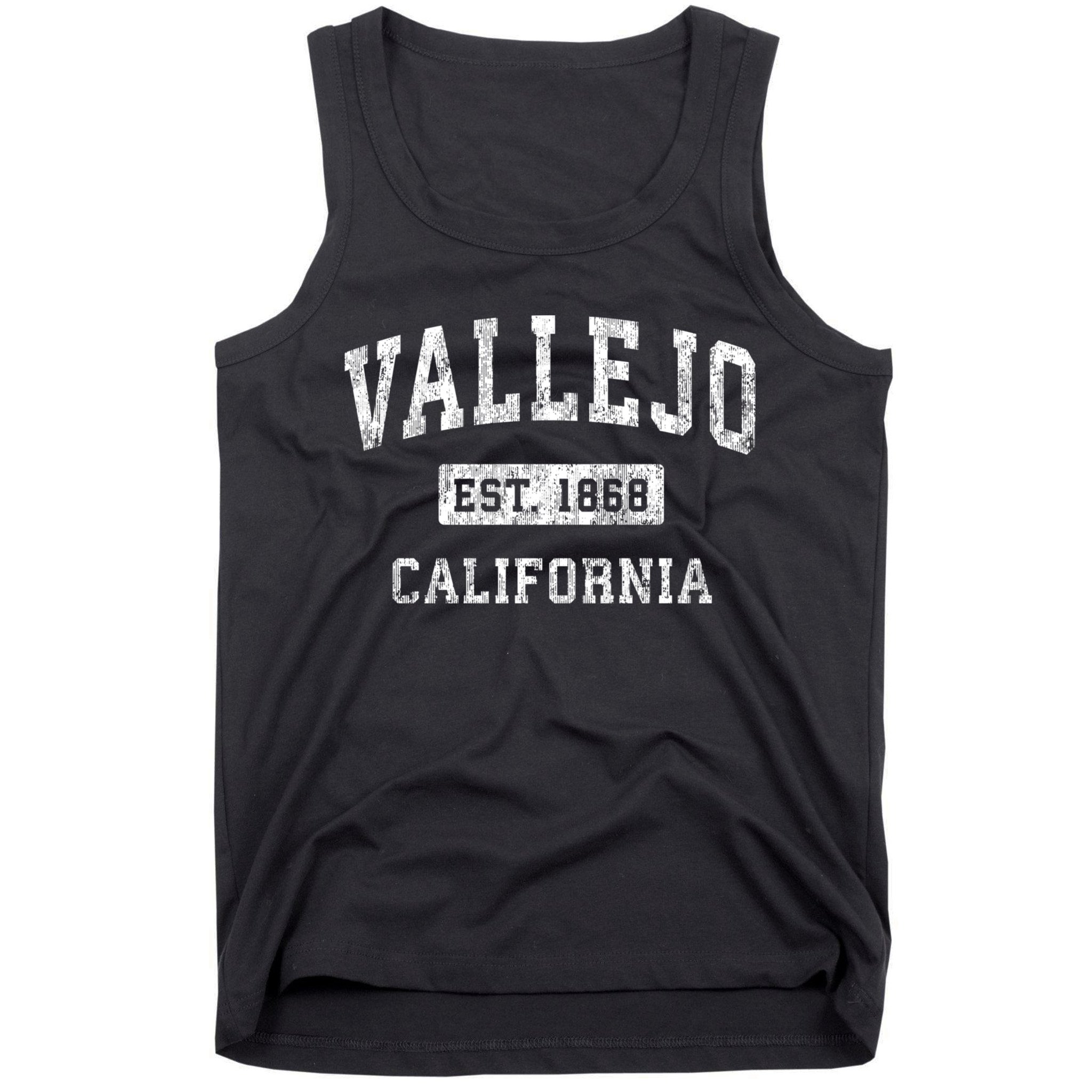 Vallejo Est 1868 California Ca Vintage Established Sports Design Tank Top