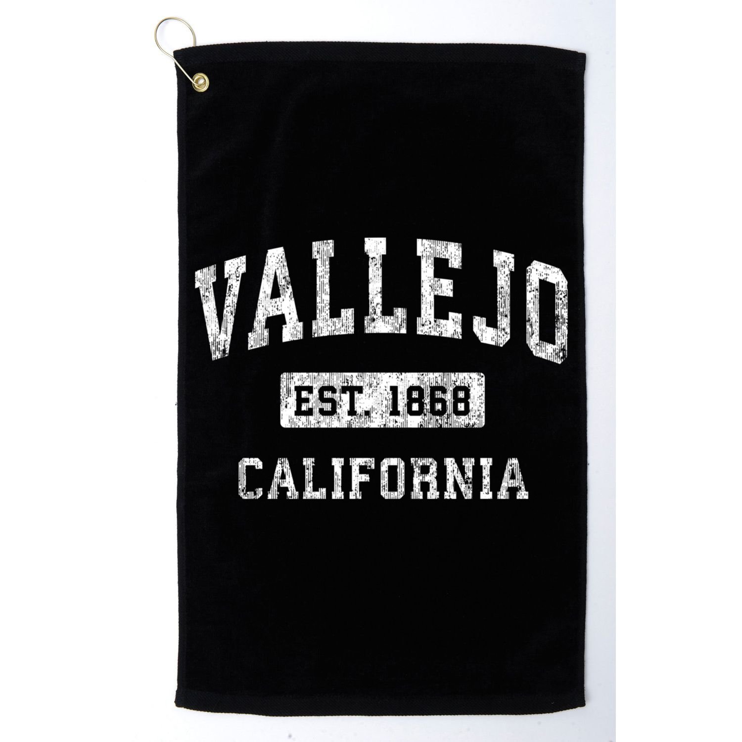 Vallejo Est 1868 California Ca Vintage Established Sports Design Golf Towel