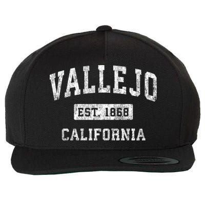 Vallejo Est 1868 California Ca Vintage Established Sports Design Wool Snapback Cap
