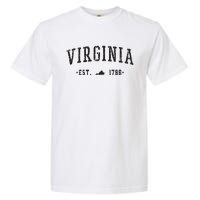 Virginia Est 1788 State Of Virginia Gift Garment-Dyed Heavyweight T-Shirt