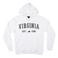 Virginia Est 1788 State Of Virginia Gift Hoodie