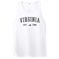 Virginia Est 1788 State Of Virginia Gift PosiCharge Competitor Tank