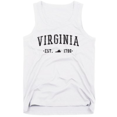 Virginia Est 1788 State Of Virginia Gift Tank Top