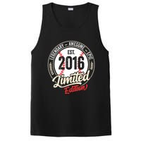 Vintage Est 2016 Limited Edition Birthday Baseball Player PosiCharge Competitor Tank