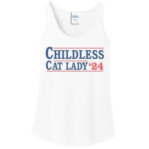 Voting Election 2024 Childless Cat Lady Voting Election 2024 Usa Ladies Essential Tank