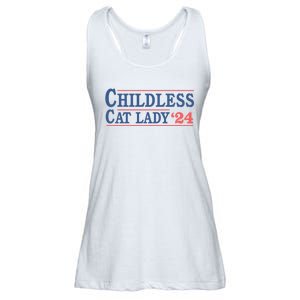 Voting Election 2024 Childless Cat Lady Voting Election 2024 Usa Ladies Essential Flowy Tank