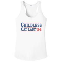 Voting Election 2024 Childless Cat Lady Voting Election 2024 Usa Ladies PosiCharge Competitor Racerback Tank